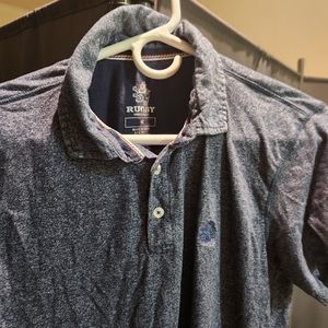 Men's classy Polo shirt by Rugby University.  Size M.
